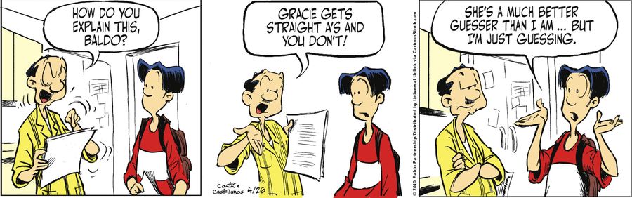 "She's a much better guesser than I am...but I am just guessing."