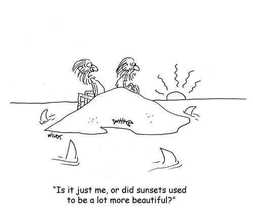 'Is it just me, or did sunsets used to be a lot more beautiful?'