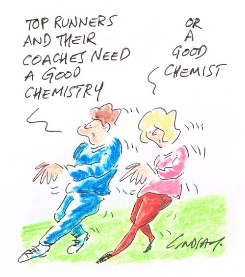 "Top runners and their coaches need a good chemistry."