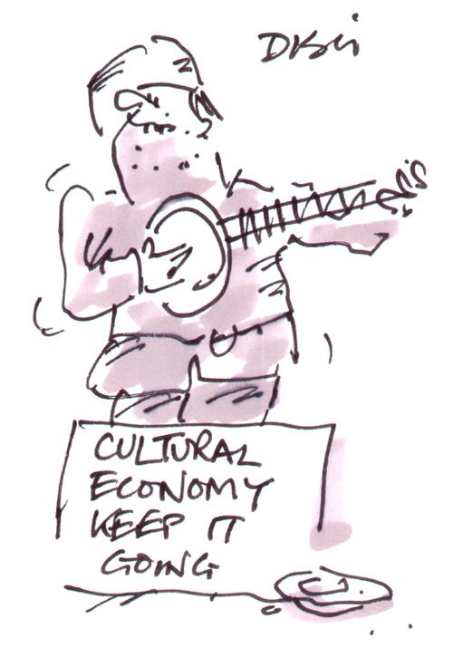 "Cultural economy - keep it going."