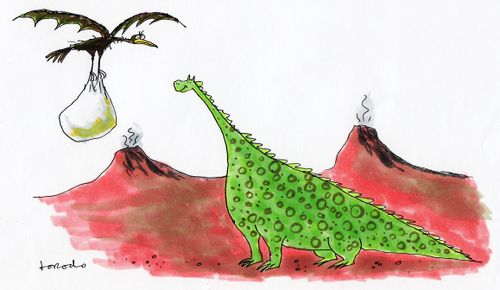 Dinosaur Baby Delivery.