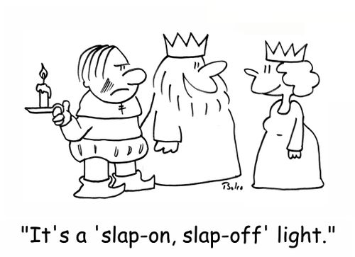 'It's a 'slap-on, slap-off' light.'
