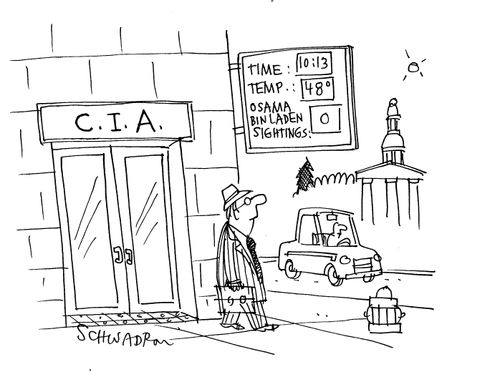 CIA - Time Temp Osama Bin Laden Sightings.
