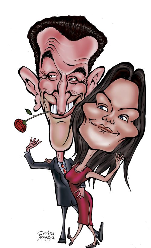 French President Sarkozy.