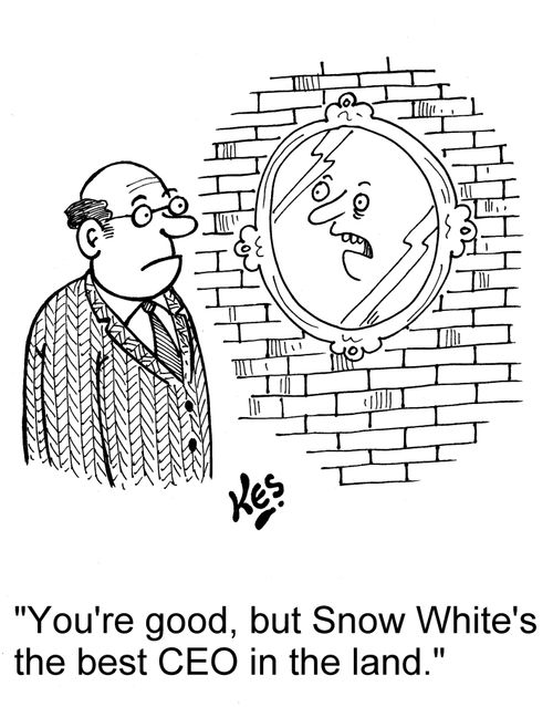 'You're good, but Snow White's the best CEO in the land.'