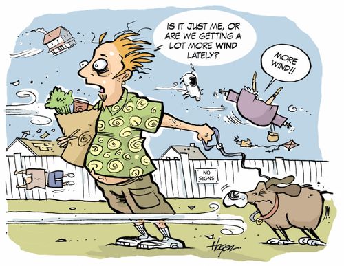 Is it me or are we getting a lot more wind lately?