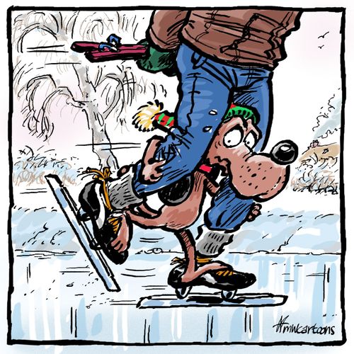 Skating along