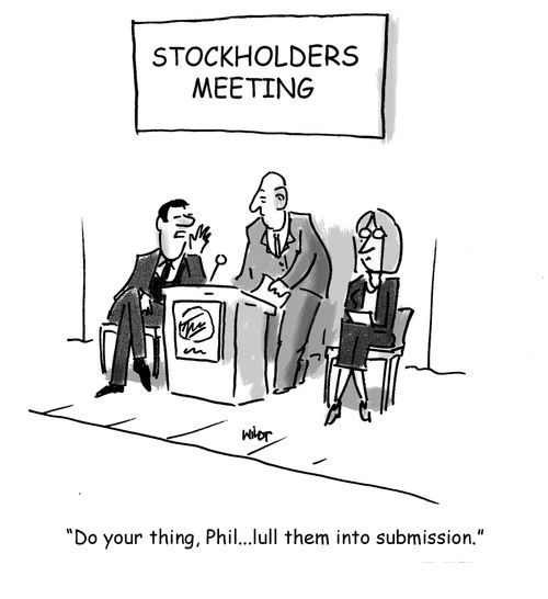 'Do your thing, Phil...lull them into submission.'