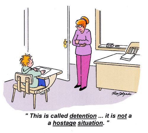 'This is called detention... it's not a hostage situation.'