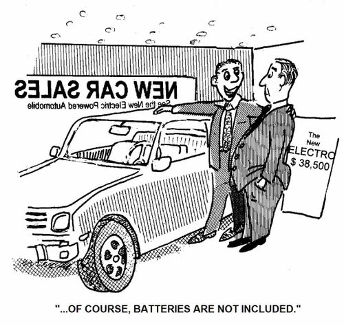 '. . . of course, batteries are not included.'