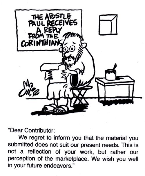 The Apostle Paul receives a reply from the Corinthians.