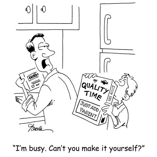 'I'm busy. Can't you make it yourself?'
