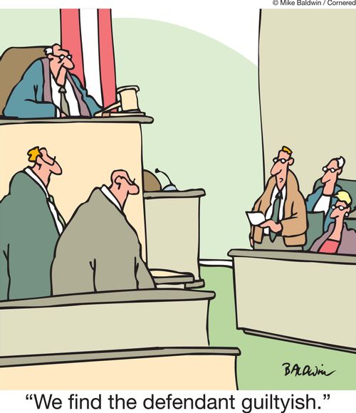 'We find the defendant guiltyish.'