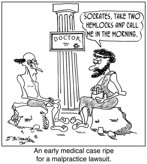 An early medical case ripe for a malpractice lawsuit.