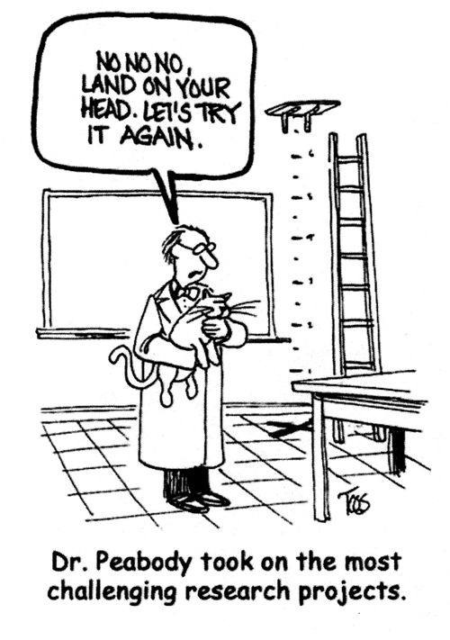 Dr. Peabody took on the most challenging research projects.