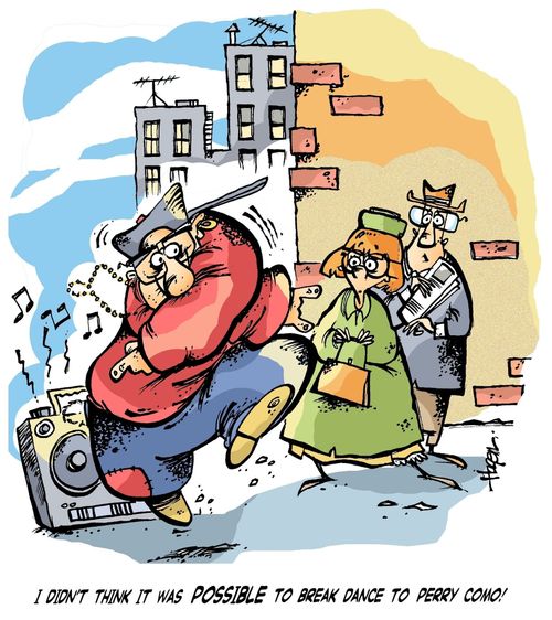'I didn't think it was possible to break dance to Perry Como!'