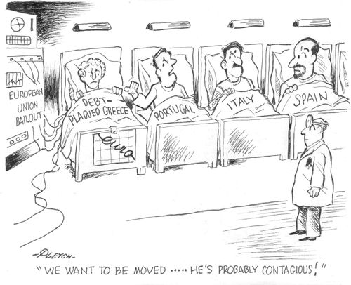'We want to be moved.....he's probably contagious!'