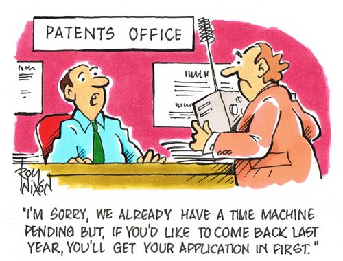 'I'm sorry, we already have a time machine pending but, if you'd like to come back last year, you'll get your application in first.'