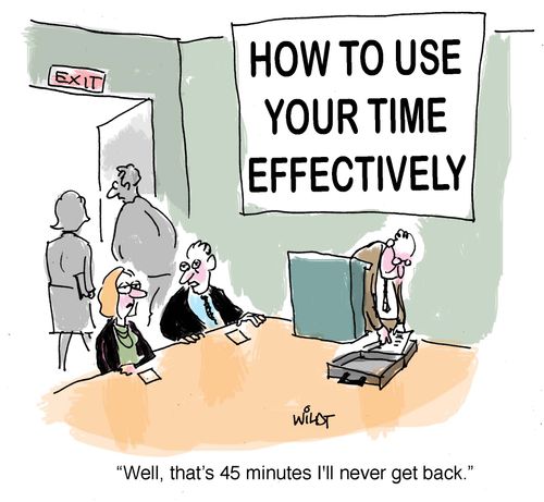 "Well, that's 45 minutes I'll never get back."