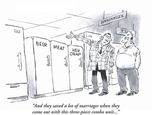 'And they saved a lot of marriages when they came out with this three-piece combo unit...'