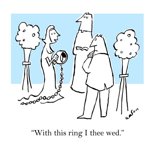 'With this ring I thee wed.'