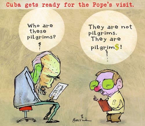'They are not pilgrims. They are pilgrim$!'