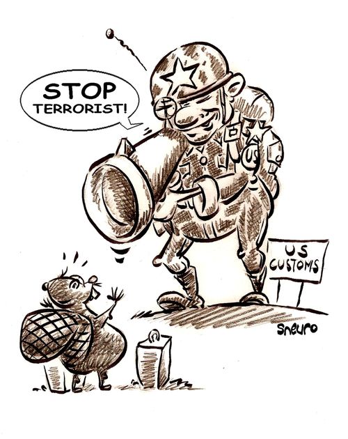 Stop Canadian terrorist beaver!