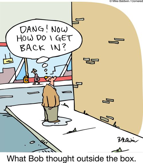 What Bob thought outside the box.