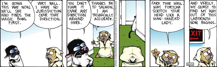 'Thanks be to salmon, I am technically accurate.'