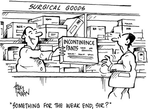 'Something for the weekend, sir?'