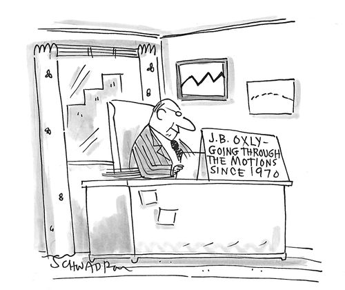 J.B. Oxly - Going through the motions since 1970.