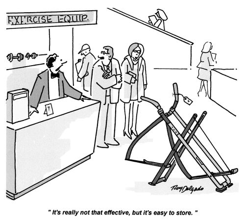 'It's really not that effective, but it's easy to store.'
