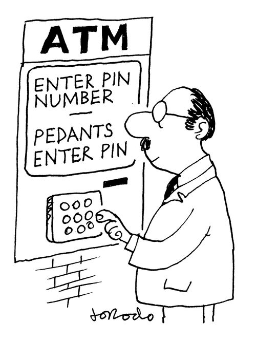 Pedants enter PIN.