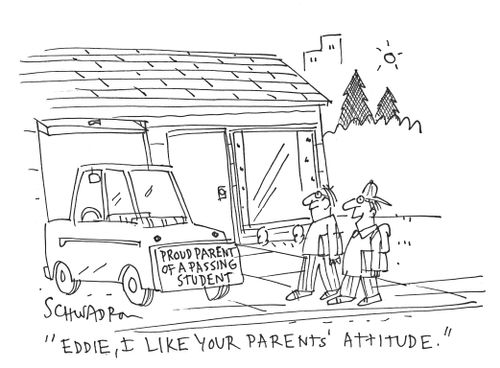 'Eddie, I like your parents' attitude.'