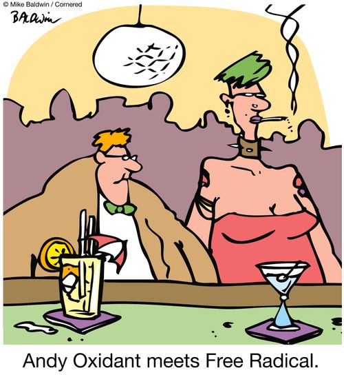 Andy Oxidant meets Free Radical.