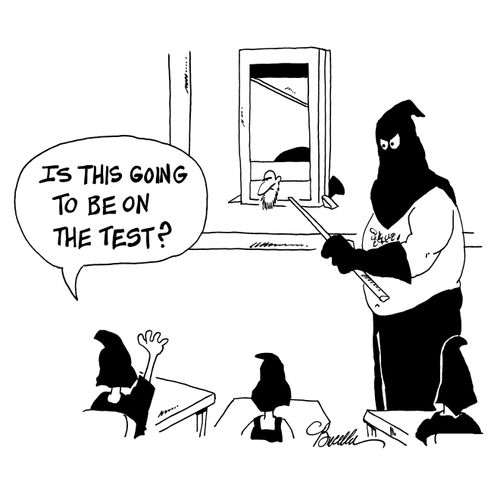 'Is this going to be on the test?'