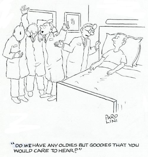 'Do we have any oldies but goodies that you would care to hear?'