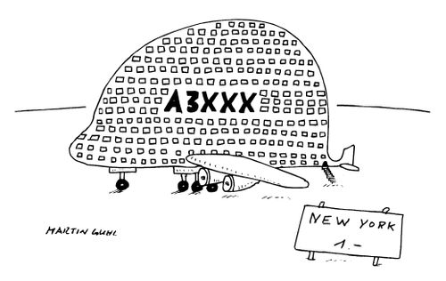 Overpacked flight to New York