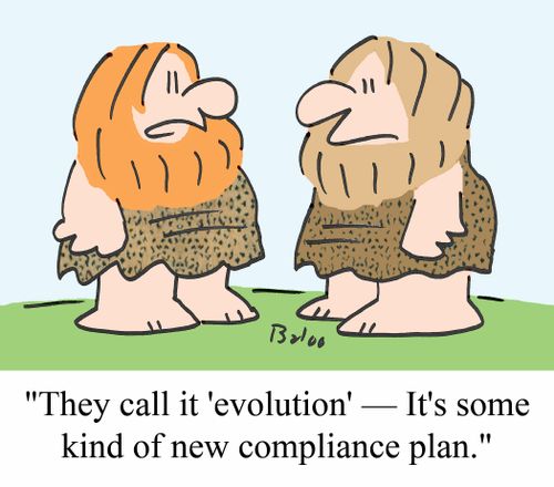 'They call it 'evolution' - It's some kind of new compliance plan.'