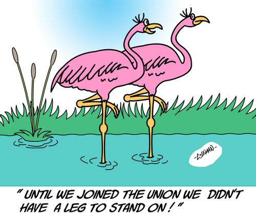 'Until we joined the union we didn't have a leg to stand on!'