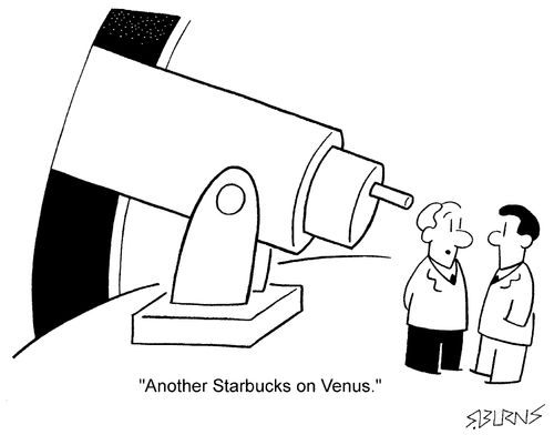"Another Starbucks on Venus."
