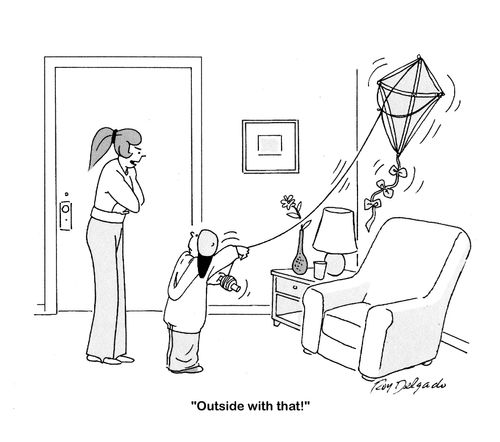 'Outside with that!'