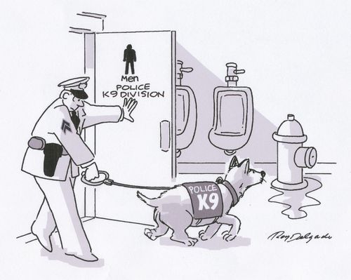 K-9 bathroom.