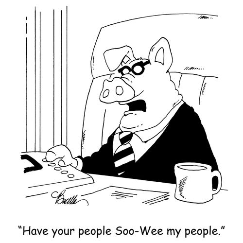'Have your people Soo-Wee my people.'