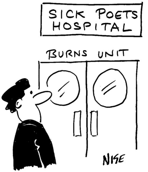 Poets Hospital has a Burns Unit.
