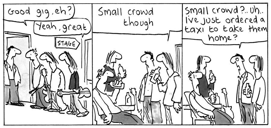 Small crowd