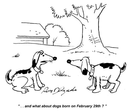 '.. and what about dogs born on February 29th?'