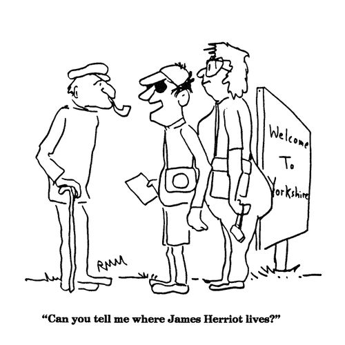 'Can you tell me where James Herriot lives?'