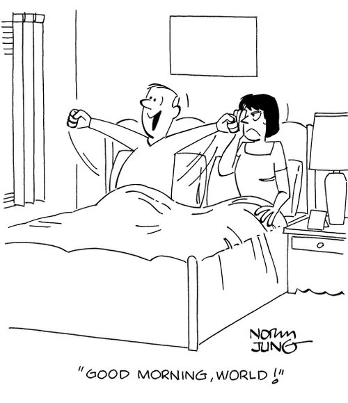 "Good morning, world!"