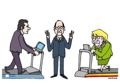 Difference between Syriza and Merkel